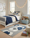Wonder Tykes Collection Area Rug -  Magicgrove Rectangle Blue and Gray  lifestyle 11