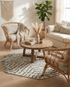 Marrakech Mosaic Collection Area Rug -  Tangier Octagon Black and White  lifestyle 46