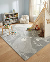 Wonder Tykes Collection Area Rug -  Quirky Rectangle Gray  lifestyle 25