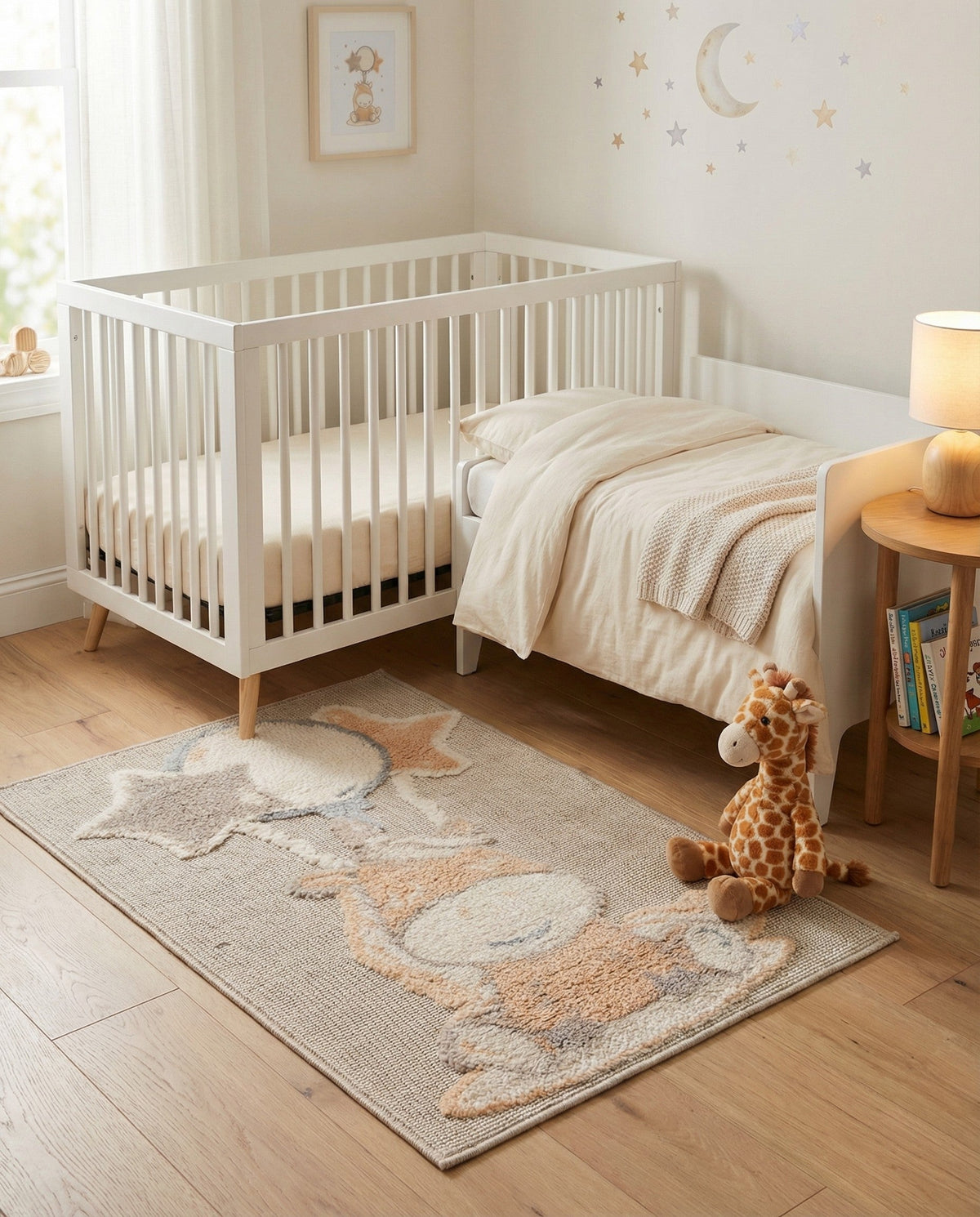Wonder Tykes Collection Area Rug - Enchanted Rectangle Peach Blossom  lifestyle 21