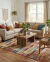 Coastal Terrace Collection Area Rug -  Harbor Rectangle Multi  lifestyle 8