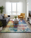 Urban Terrace Collection Area Rug -  Atrium Rectangle Multi  lifestyle 10