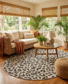 Savannah Escape Collection Area Rug -  Amazon (Light Gray) Oval Light Gray  lifestyle 28
