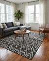 Urban Oasis Rugs Collection Area Rug -  Boulevard (Charcoal Gray) Rectangle Charcoal Gray  lifestyle 14