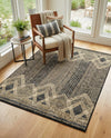 Urban Terrace Collection Area Rug -  Loft Rectangle Charcoal  lifestyle 29
