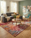 Trellis Mosaic Collection Area Rug - Arborville (Multi) Rectangle Multi  lifestyle 6