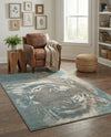 Savannah Sojourn Collection Area Rug -  Okavango Rectangle Multi  lifestyle 18
