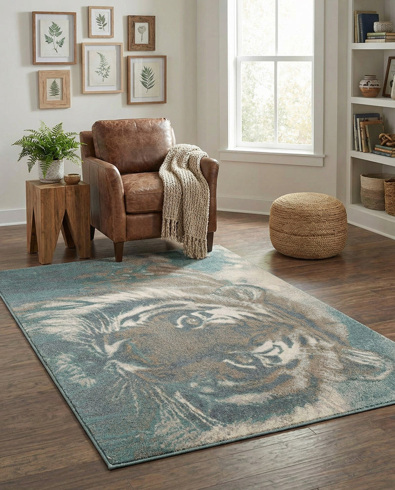 Savannah Sojourn Collection Area Rug -  Okavango Rectangle Multi  lifestyle 18