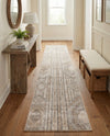 Cascade Range Collection Area Rug - Hood (Ivory) Runner Ivory  lifestyle 36