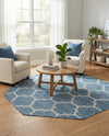 Savannah Pergola Collection Area Rug - Arbor (Navy Blue) Octagon Navy Blue  lifestyle 84