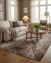 Riviera Elegance Collection Area Rug -  Nice Rectangle Brown  lifestyle 39