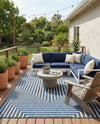 Urban Terrace Collection Area Rug -  Astoria (Blue) Rectangle Blue  lifestyle 9