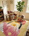 Urban Terrace Collection Area Rug -  Skyline Rectangle Multi  lifestyle 21
