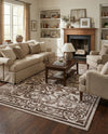 Sanctuary Retreat Collection Area Rug -  Retreat Rectangle Chocolate Brown  lifestyle 5