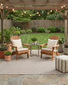 Seaside Serenity Collection Area Rug - Veranda (Beige) Rectangle Beige  lifestyle 15
