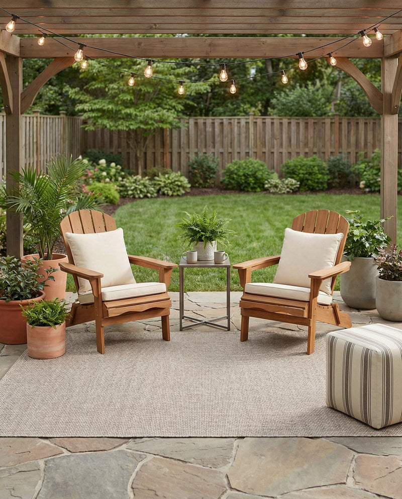 Seaside Serenity Collection Area Rug - Veranda (Beige) Rectangle Beige  lifestyle 15