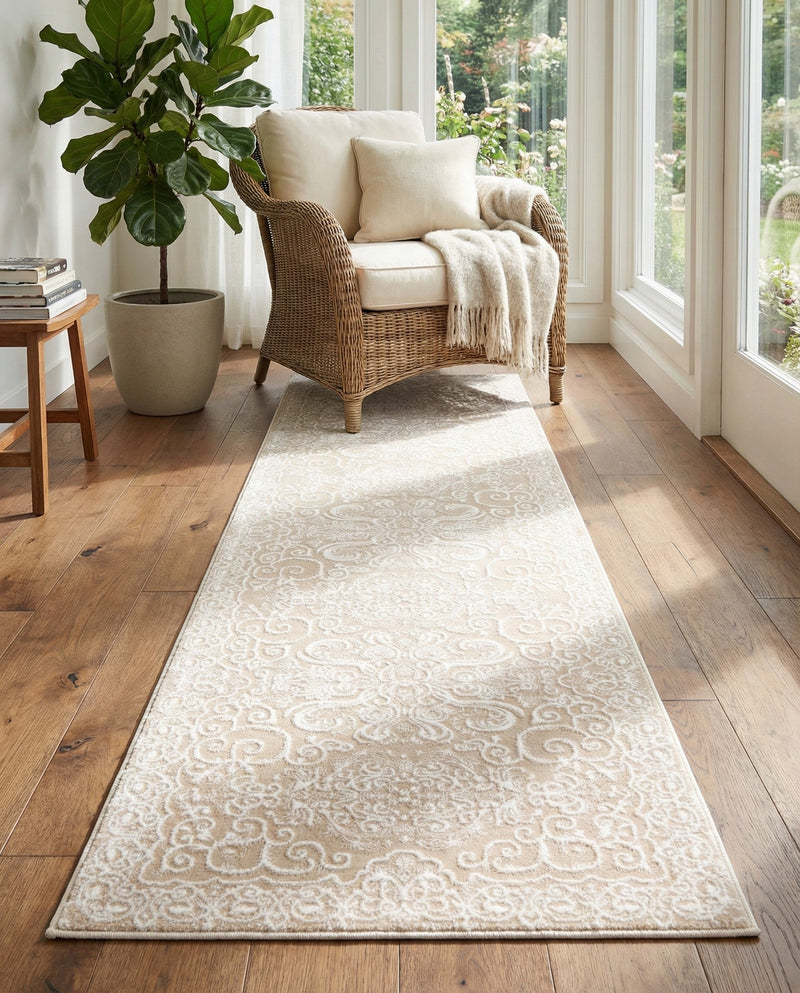 Andes Summit Collection Area Rug -  Lanín Runner Beige  lifestyle 76