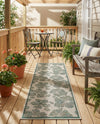 Coastal Terrace Collection Area Rug -  Marina Runner Ivory and Beige  lifestyle 74