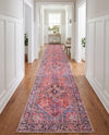 Heritage Elegance Collection Area Rug -  Alhambra Runner Red  lifestyle 86