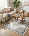 Beverly Grove Collection Area Rug - Melrose (Ivory) Rectangle Ivory  lifestyle 12