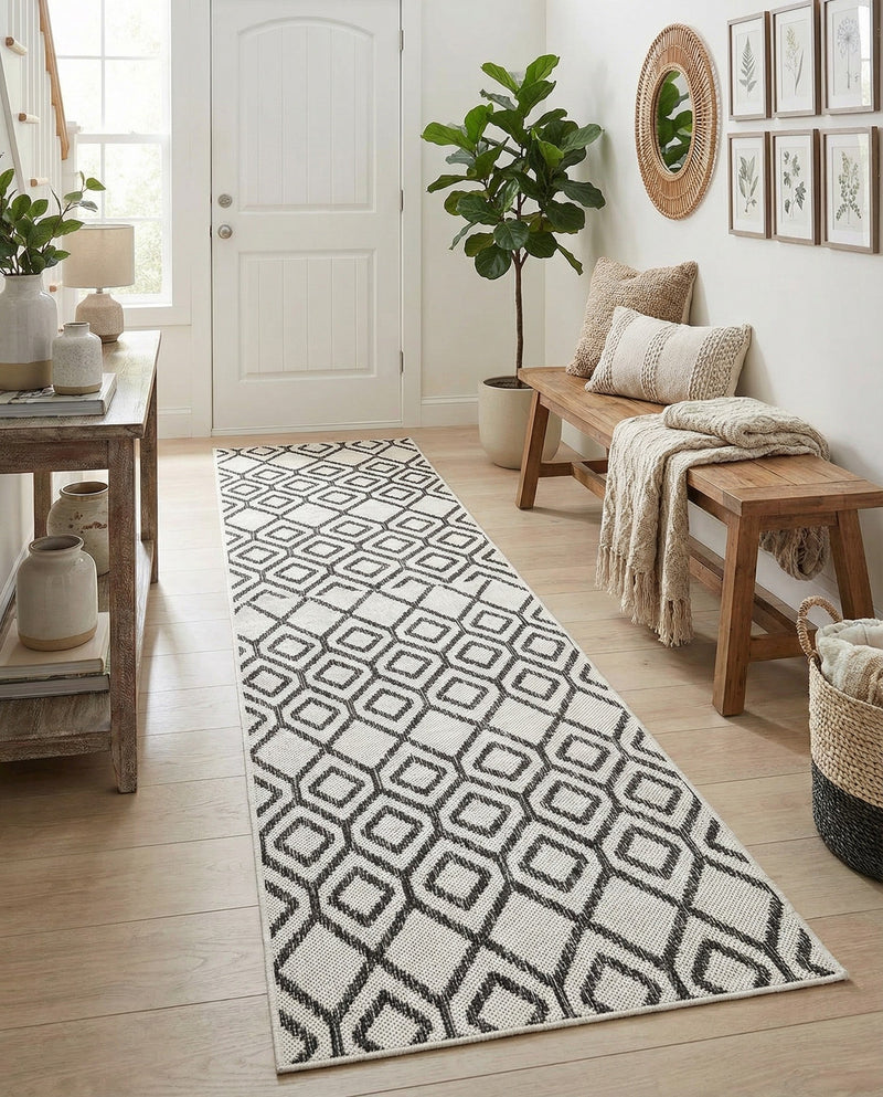 Urban Oasis Rugs Collection Area Rug -  Boulevard (Ivory) Runner Ivory  lifestyle 19