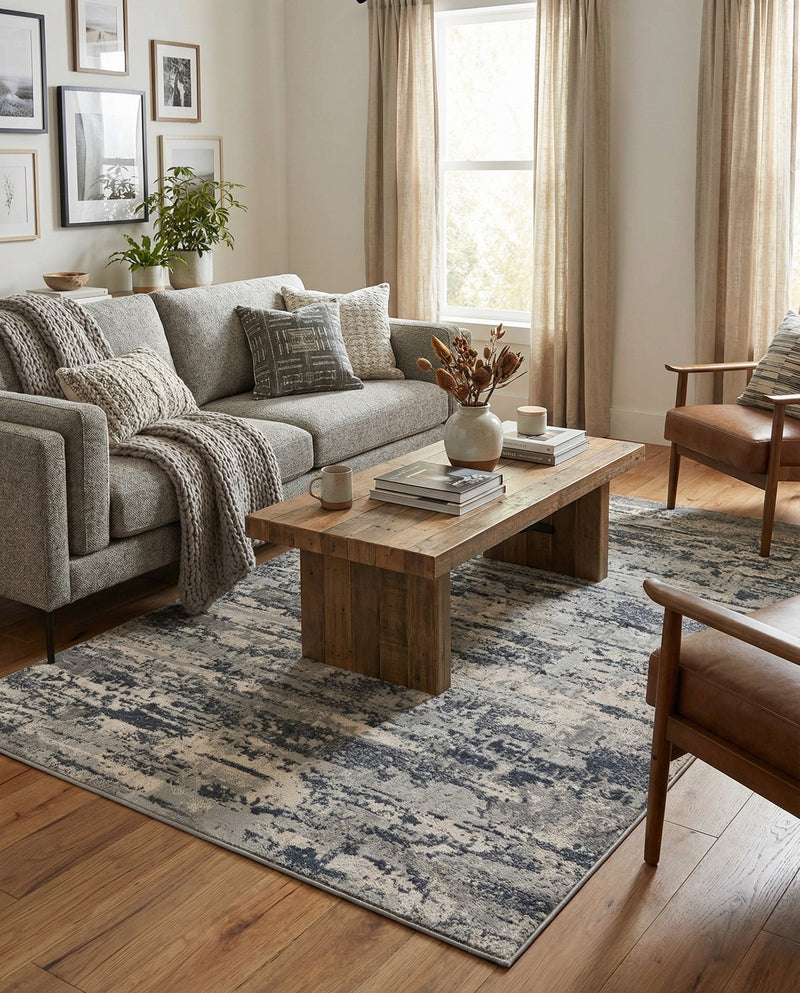 Aegean Elegance Collection Area Rug - Mesa Rectangle Gray  lifestyle 32