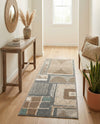 Savannah Sojourn Collection Area Rug -  Tsavo Runner Multi  lifestyle 76