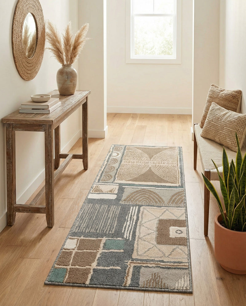 Savannah Sojourn Collection Area Rug -  Tsavo Runner Multi  lifestyle 76
