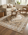 Patio Heritage Collection Area Rug -  Augusta (Natural) Rectangle Natural  lifestyle 11