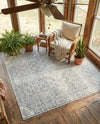 Coastal Haven Collection Area Rug -  Shoreline Rectangle Gray  lifestyle 10