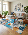 Urban Terrace Collection Area Rug -  Loggia Rectangle Multi  lifestyle 18