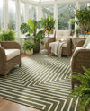 Urban Terrace Collection Area Rug -  Astoria (Green) Rectangle Green  lifestyle 9