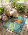 Seaside Haven Rugs Collection Area Rug -  Tidepool Rectangle Multi  lifestyle 4