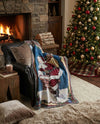 Fleece Haven Collection Area Rug -  Eldora Rectangle Red  lifestyle 3