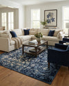 Horizon Collection Area Rug -  Zenith Rectangle Blue  lifestyle 52