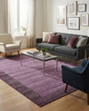 Studio Haven Collection Area Rug -  Conservatory (Violet) Rectangle Violet  lifestyle 21