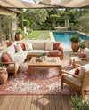 Urban Oasis Rugs Collection Area Rug -  Penthouse (Rust Red) Square Rust Red  lifestyle 72