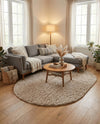 Majestic Manor Collection Area Rug - Versailles (Blonde) Oval Blonde  lifestyle 47