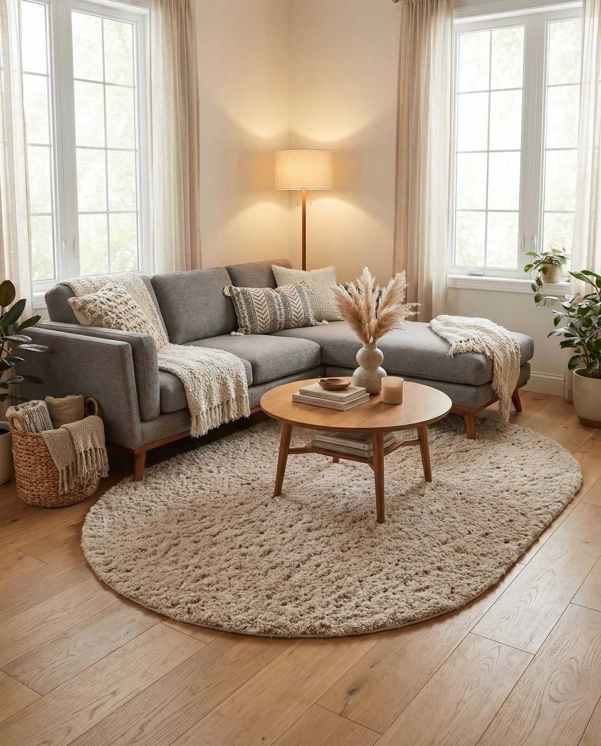 Majestic Manor Collection Area Rug - Versailles (Blonde) Oval Blonde  lifestyle 47
