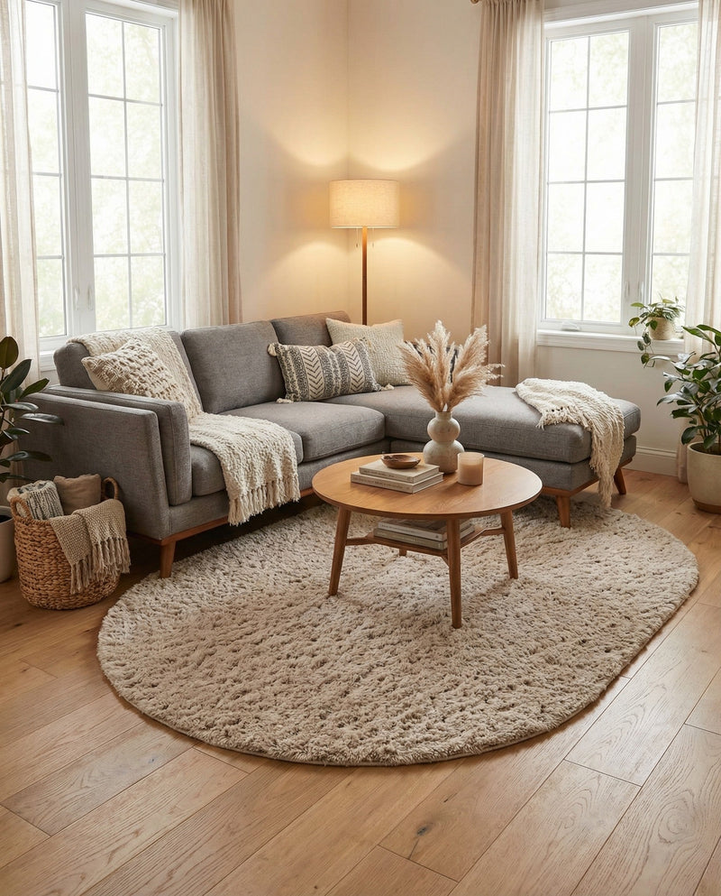 Majestic Manor Collection Area Rug - Versailles (Blonde) Oval Blonde  lifestyle 47
