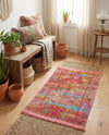 Caribbean Breeze Collection Area Rug -  Xcalak Rectangle Red  lifestyle 14