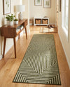 Urban Terrace Collection Area Rug -  Astoria (Green) Runner Green  lifestyle 52