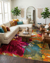 Marrakesh Elegance Collection Area Rug -  Palais Rectangle Multi  lifestyle 18