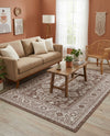 Tribal Terrace Treasures Collection Area Rug -  Incan Isle (Brown) Rectangle Brown  lifestyle 22
