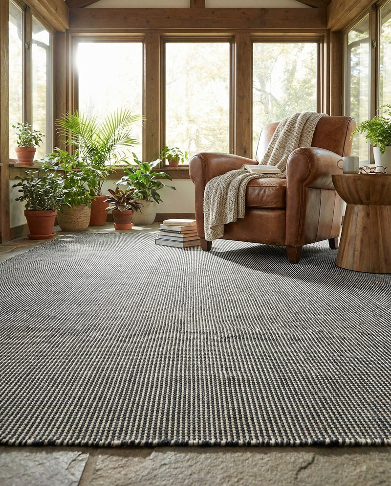 Jill Zarin Sedona Oasis Outdoor Collection Area Rug - Coconino (Black Sky) Rectangle Black Sky  lifestyle 10