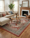 Patio Heritage Collection Area Rug - Veranda Rectangle Multi  lifestyle 19