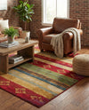Urban Terrace Collection Area Rug -  Rooftop Rectangle Multi  lifestyle 40