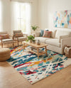 Outdoor Marrakesh Collection Area Rug -  Meknes Rectangle Multi  lifestyle 20
