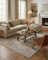 Seville Stripes Collection Area Rug -  Cordoba (Gray) Rectangle Gray  lifestyle 3