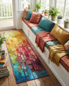 Urban Terrace Collection Area Rug -  Lawn Runner Multi  lifestyle 38